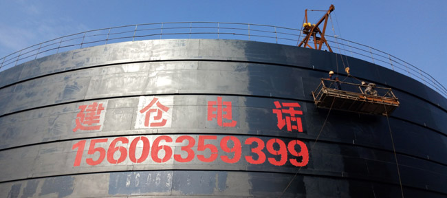 江西鑫峰水泥廠，五萬噸熟料庫(kù)